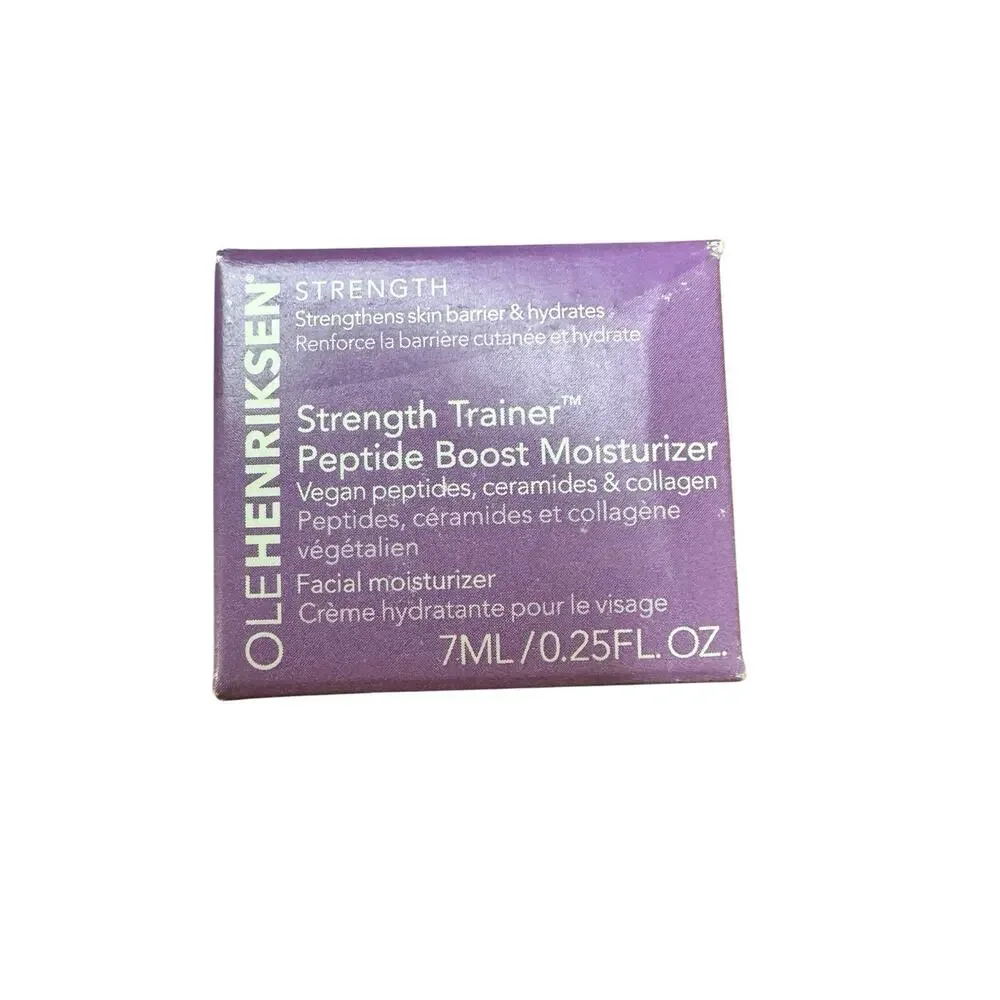 Lot of 5 OLEHENRIKSEN Strength Trainer Peptide Moisturizer Ceramides Vegan 7ml